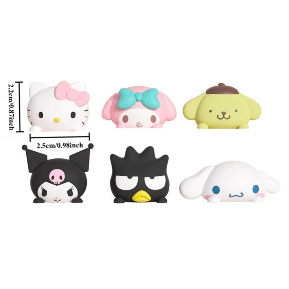 Pompompurin Peeker Buddy for Dashboard Monitor TV Shelf etc. NEW Sitter Figurine - Picture 3 of 11